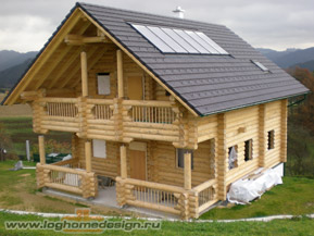log house in austria