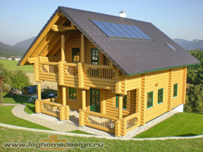 log cabin in austria