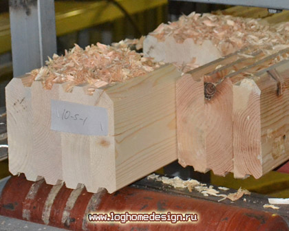 Square Laminated Glued Logs