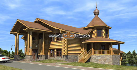 russian log house
