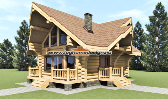 log cottage chalet design